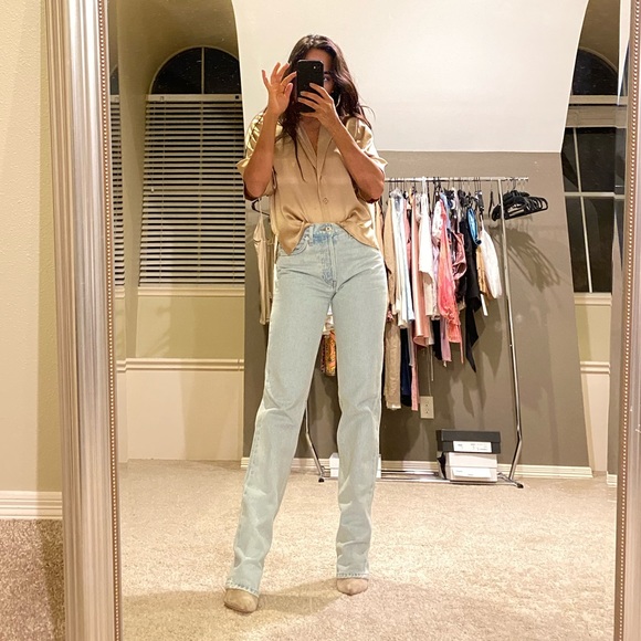 ❌SOLD 💀Orseund Iris  Le Funk Silk Satin Box Top - Picture 2 of 14